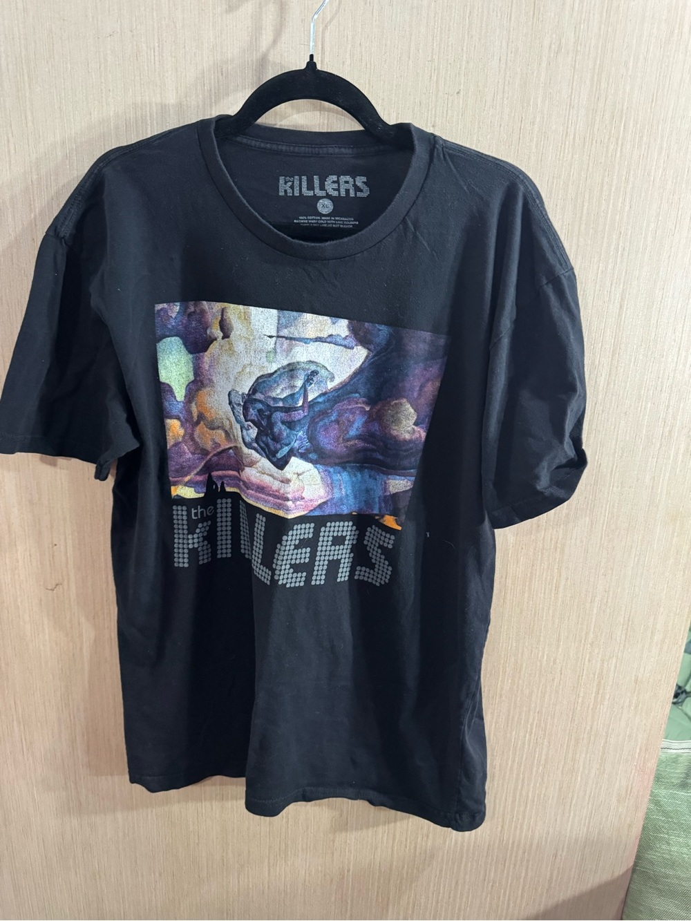 The Killers Tour Black Graphic Short Sleeve Tee Size XL